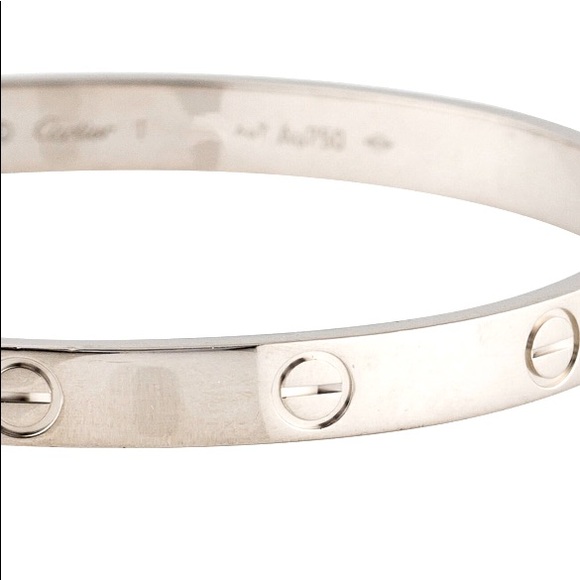 EUC Authentic 18k white gold Cartier Love Bracelet (New Screw locking system) - Picture 3 of 14